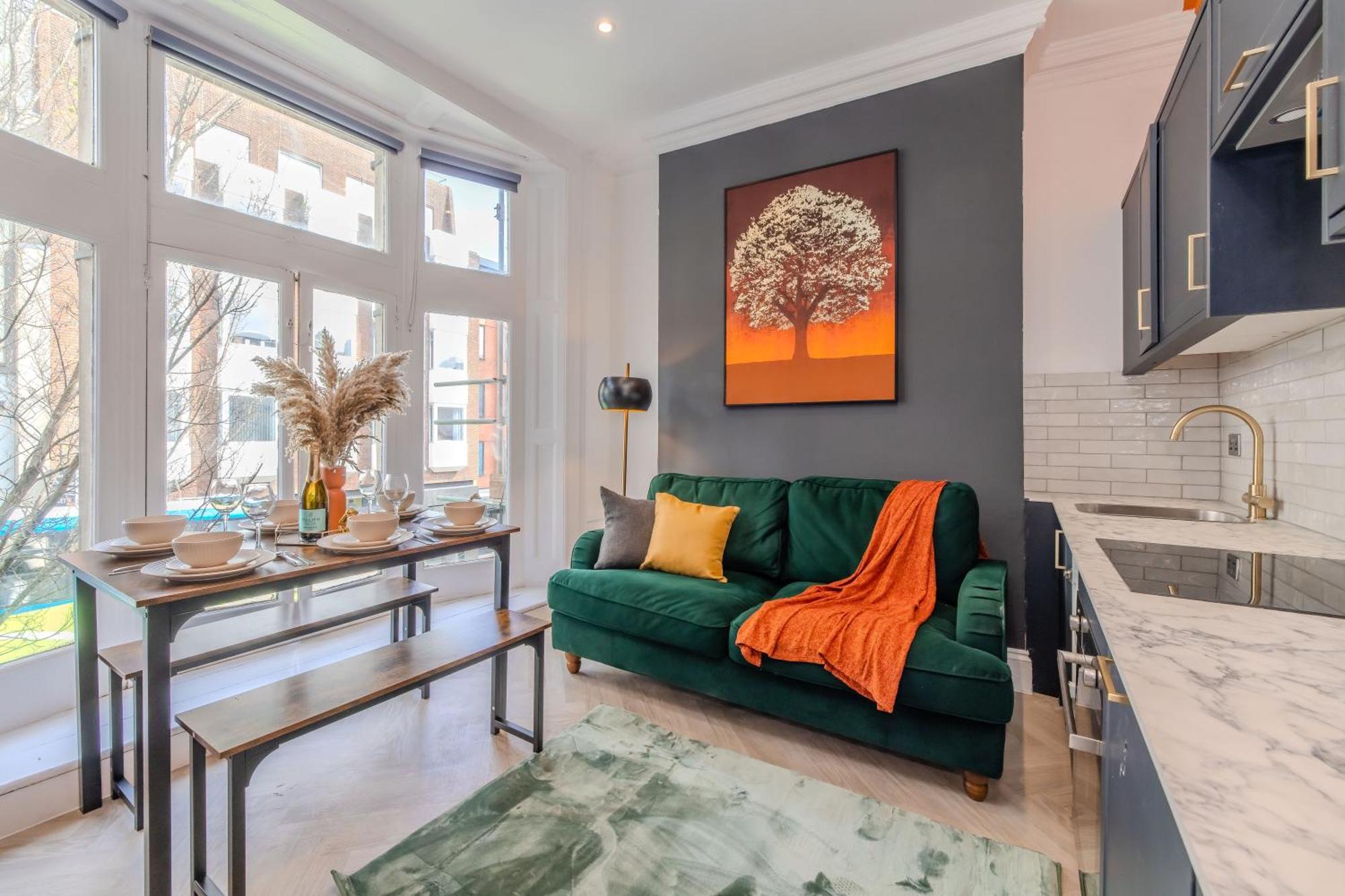 2 Bedroom Flat Next To Brighton Station & Beach I Sleep 8 Guests מראה חיצוני תמונה