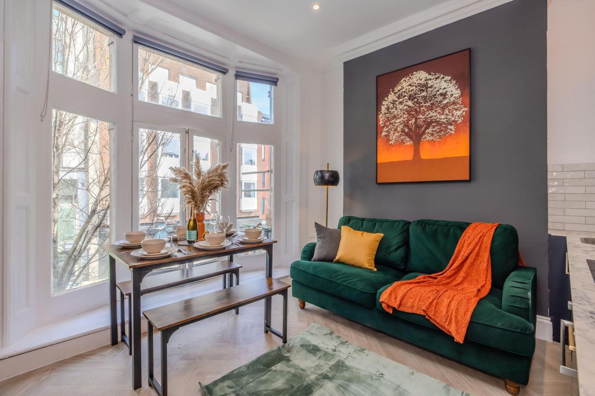 2 Bedroom Flat Next To Brighton Station & Beach I Sleep 8 Guests מראה חיצוני תמונה